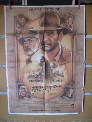 A6828 Indiana Jones Y La Ultima Cruzada Steven Spielberg Harrison Ford