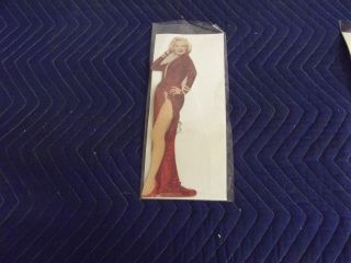 1990 Marilyn Monroe Show Girl Cardboard Cutout Standup Standee Red Dress