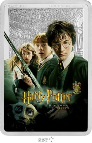 2020 Harry Potter - Classic Poster - The Chamber Of Secrets 1oz Silver Coin