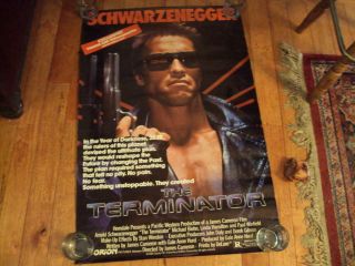 The Terminator Poster 1984 Store Display 1984 27 X 40 840129 Id:57441