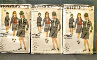 Vintage Butterick 3700 Sewing Patterns/ Uncut/ The Sound Of Music/ Jacket, .