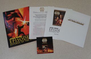 Star Wars Episode Iii: Revenge Of The Sith [original Epk Promo Press Kit W/ Dvd]