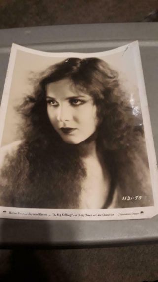 Vintage 1929 Hollywood Mary Brian Photograph From The Film " The Big Killing " Ori