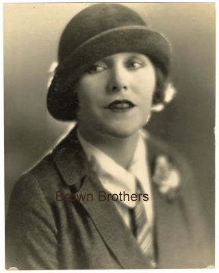 Vintage 1920s Hollywood Actress Ruth Roland Oversized Dbw Photo By Hartsook