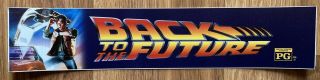 ⭐ Back To The Future (1985) - Marty Mcfly - Movie Theater Poster / Mylar Small