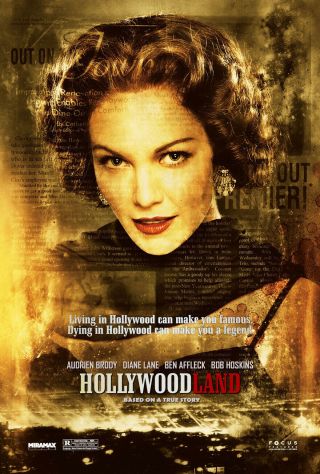 Hollywoodland Movie Poster 2 Sided Rare Bus Shelter 48x70 Diane Lane