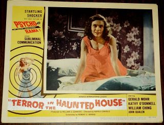 Terror In The Haunted House Orig 1958 Lob Cd 3 Kathy O 