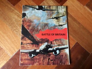Battle Of Britain Souvenir Film Brochure From The 1969 Movie Laurence Olivier