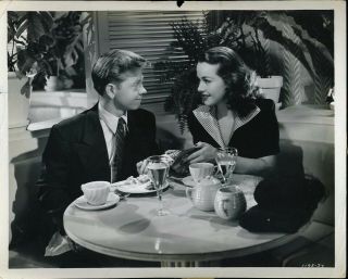 Mickey Rooney Patricia Dane Life Begins For Andy Hardy 1941 Orig 8x10 Photo X696