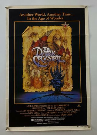 Dark Crystal Movie Poster (fine, ) Australian One Sheet 1982 Sci - Fi 27x40 5593