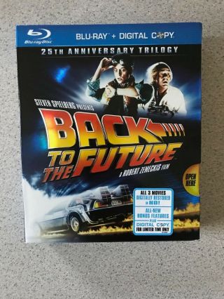 Back To The Future: 25th Anniversary Trilogy (blu - Ray Disc,  2010,  6 - Disc Set,