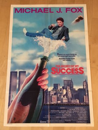 The Secret Of My Success One Sheet Movie Poster 1987 Michael J Fox