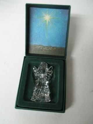 Waterford Crystal Christmas Nativity Angel Praying Figurine -