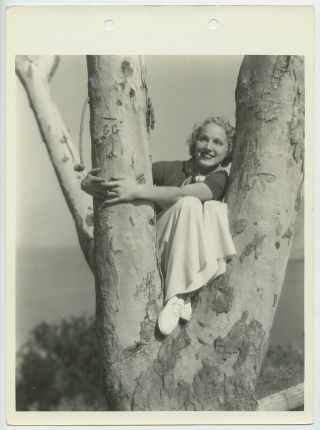 Leila Hyams Photo 1930s Publicity Portrait Vintage