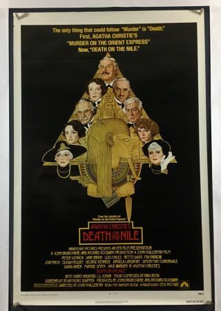 Death On Nile Movie Poster (veryfine -) One Sheet 1978 Rolled 6115