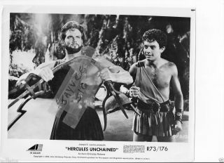 Steve Reeves Hercules Unchained - 1959 / Rr1973 Bw Vintage Still Photo