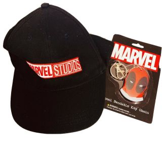 Sdcc Comic Con Marvel Studios Black Baseball Cap Hat Never Worn