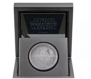 Death Star Wars 1 Oz Silver Coin 2$ Niue 2020