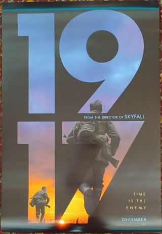 1917 (2019) Movie Poster 27x40 Ds Advance Version