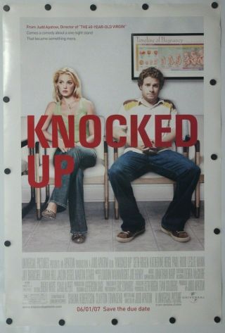 Knocked Up 2007 Double Sided Movie Poster 27 X 40