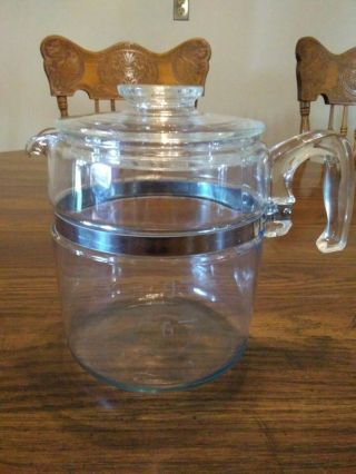 Vintage Pyrex Flameware 7759 Glass 9 Cup Coffee Pot Percolator Replacement Only