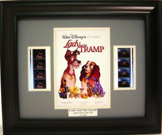 Disney Lady And The Tramp Framed Film Cell