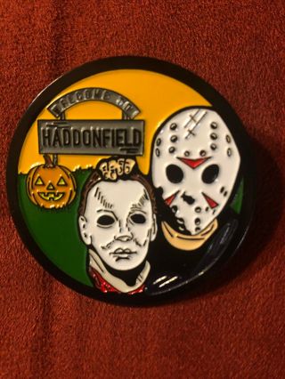 Jason Voorhees Friday The 13 Michael Myers Halloween Xlarge Horror Enamel Pin