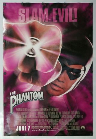 The Phantom 1996 Double Sided Movie Poster 27 " X 40 "