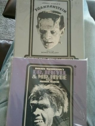 Vintage Frankenstein/dr.  Jekyll/mr.  Hyde Monster Books Film Classics Library