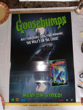 " Goosebumps: The Werewolf Of Fever Swamp " Movie Poster; 1996 20th Century Fox