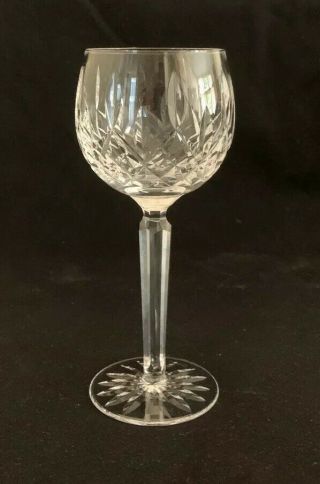 Waterford Crystal Lismore 7 1/2 " Tall Wine Hock Glass
