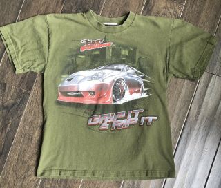Vintage The Fast And The Furious T - Shirt Sz Youth Small Movie Promo