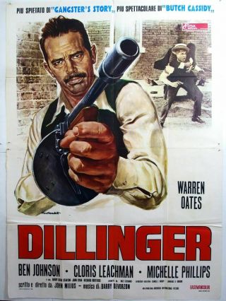 Poster 4sh - Dillinger - Oates - John Milius - Crime - B54 - 2