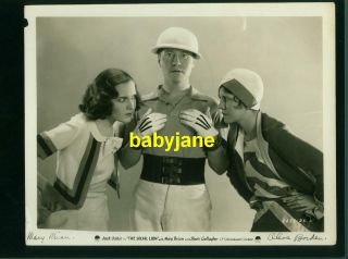 Mary Brian Jack Oakie Olive Borden Vintage 8x10 Photo 1930 The Social Lion