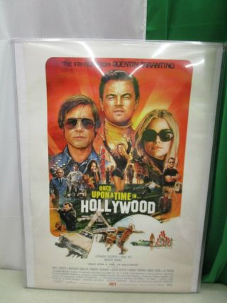 Sony Pictures Movie Poster Once Upon A Time In.  Hollywood 27 " X 40 "