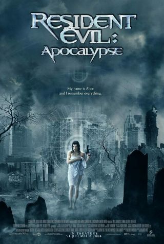 Resident Evil Apocalypse Milla Jovovich Single Sided 27x40 Movie Poster 2