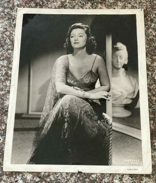 Myrna Loy In Stylish Pose Portrait Vintage 1930s Stunning Glamour Photo