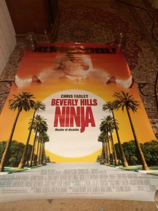 Beverly Hills Ninja Movie Theater Poster 27 " X 40 " Chris Farley