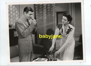 Clark Gable Rosalind Russell Orig 8x10 Photo Adrian Gown 1941 They Met In Bombay