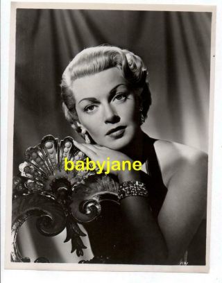 Lana Turner 8x10 Photo Lovely Portrait Mgm 1953 Latin Lovers