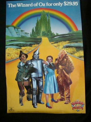 Wizard Of Oz Movie Poster Judy Garland Video Promo