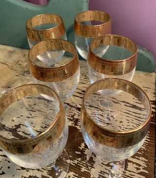 Mcm Wine Glasses J.  Preziosi Lavorayo A.  Mano Italy Set Of 6