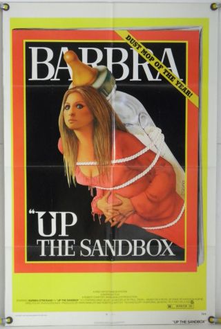 Up The Sandbox Ff Orig 1sh Movie Poster Barbra Streisand Comedy Amsel Art (1972)