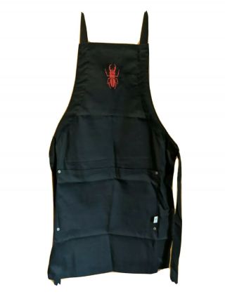 Laika Kubo And The Two Strings Beetle Embroidered Black Work Apron