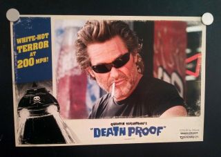 Quentin Tarantino Death Proof Kurt Russell Photo Promo Lobby Card