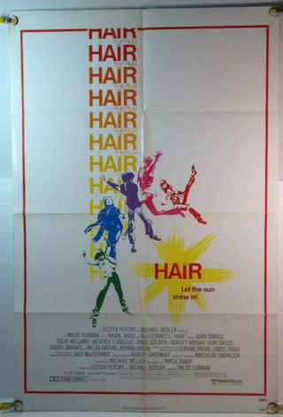 Hair Ff Orig 1sh Movie Poster Beverly D 