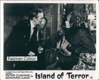 Island Of Terror Peter Cushing British Horror Lobby Card