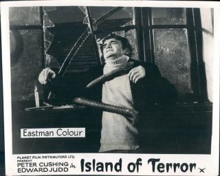 Island Of Terror Peter Cushing Monster British Horror Lobby Card