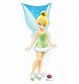 Holiday Tinker Bell - Limited Time Edition Life - Size Cardboard Cutout
