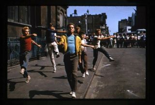 West Side Story Russ Tamblyn Jets Street Gang Dancing 35mm Transparency